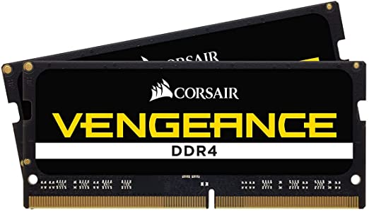 Vengeance Performance SODIMM Memory 16GB (2x8GB) DDR4 3200MHz CL22 Unbuffered for 8th Generation or Newer Intel Core™ i7, and AMD Ryzen 4000 Series notebooks