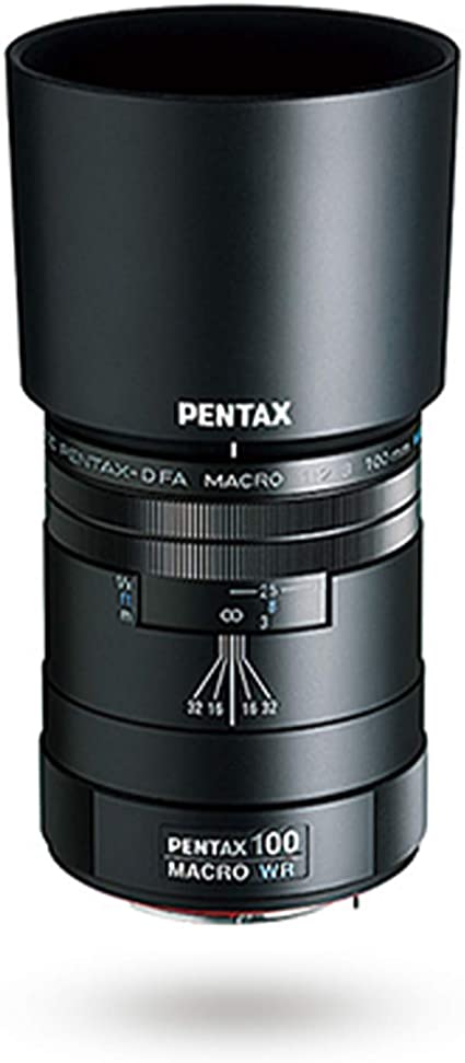 Pentax 21910 smc PENTAX-D FA Macro 100mmF2.8 WR telephoto Macro Lens 1:1(1X) Photography at Distances up to 13cm (5.1inch) from The Lens to The Subject High Delineation Performance Weather-Resistant