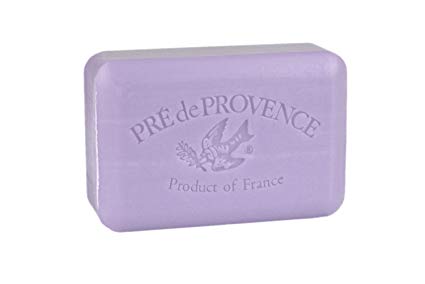 Pre de Provence Artisanal French Soap Bar Enriched with Shea Butter, Quad-Milled For A Smooth & Rich Lather (250 grams) - Violette