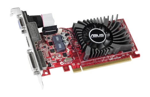 ASUS AMD Radeon R7 240 2 GB DDR3 Graphics Card (PCI Express 3.0, HDMI, DVI-D, 128-Bit, Dust-Proof Fan, GPU Tweak Utility)