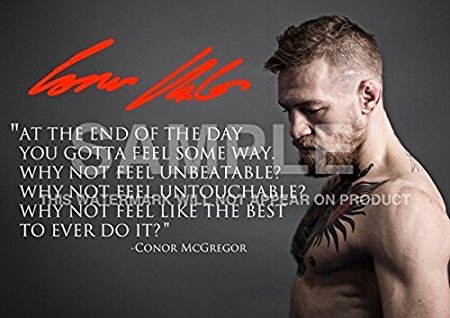 Conor McGregor UFC Champion Mixed Martial Artist Fighter Print (11.7" x 8.3")