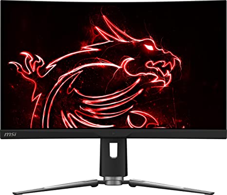 MSI 27" QHD Quantum Dot HDR400 RGB LED Non-Glare Super Narrow Bezel 1ms 2560 x 1440 165Hz Refresh Rate Free Sync Premium Height Adjustable 1000R Curved Gaming Monitor (MPG ARTYMIS 273CQR QD)