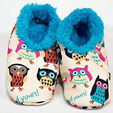 I'm Owl Yours-Owl Fuzzy Feet Slippers by Lazy One