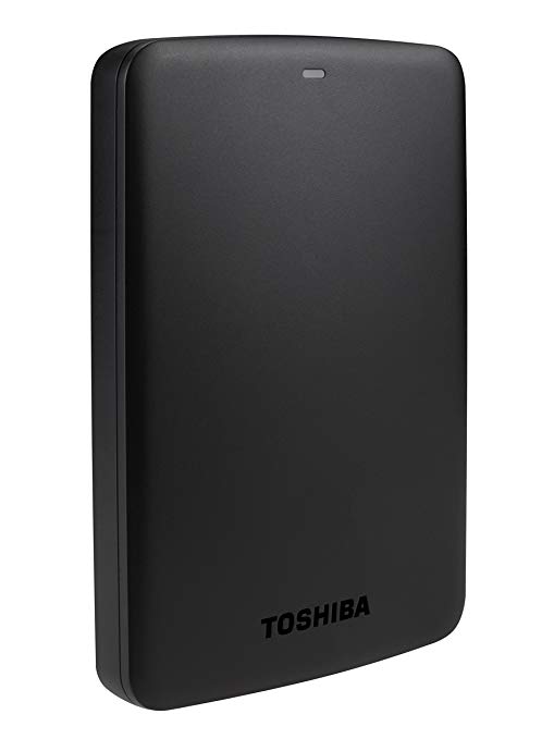 Toshiba Canvio Basics 2TB Portable External Hard Drive 2.5 Inch USB 3.0 - Black - HDTB320EK3CA