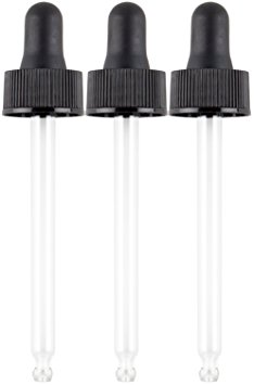 Glass Dropper 3 Pack (Fits 2 oz Bottles)