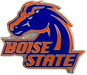 Aminco NCAA Boise State Broncos Team Logo Pin, Team Color