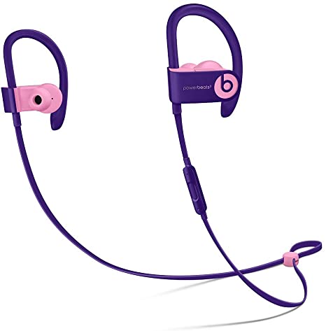 Beats Powerbeats3 Wireless Pop Violet Pop Collection in Ear Headphones MREW2LL/A (Renewed)