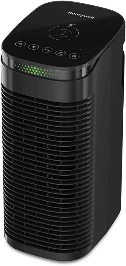 Honeywell InSight HPA080B HEPA Air Purifier with Air Quality Indicator and Auto Mode, for Medium Rooms (100 sq. ft), Black