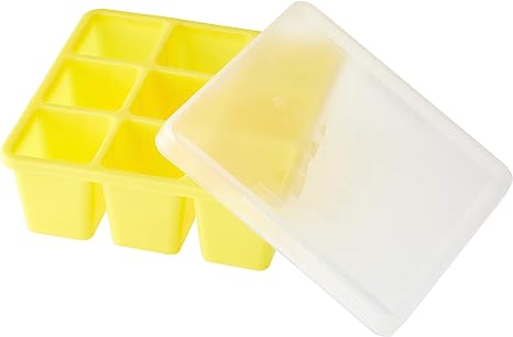 NUK 10255257 - Molde para congelar comida de bebé (9 porciones de 60 ml, se pueden descongelar por separado, sin BPA, 1 unidad)