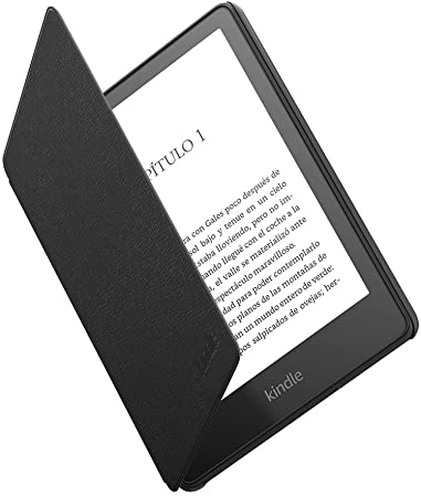 Funda de piel para Kindle Paperwhite de Amazon | Compatible con el Kindle Paperwhite de 11.ª generación (modelo de 2021), Negro