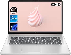 HP Newest i5 17.3" FHD Business Laptop, Intel Core i5-1334U, Intel Iris Xe Graphics, 32GB RAM, 1TB PCIe SSD, Fingerprint Reader, Backlit KB, Webcam, Wi-Fi 6, HDMI, Windows 11 Pro, Rose