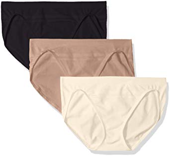 Warner's Women's Blissful Benefits Seamless Bikini Panty 3 Pack