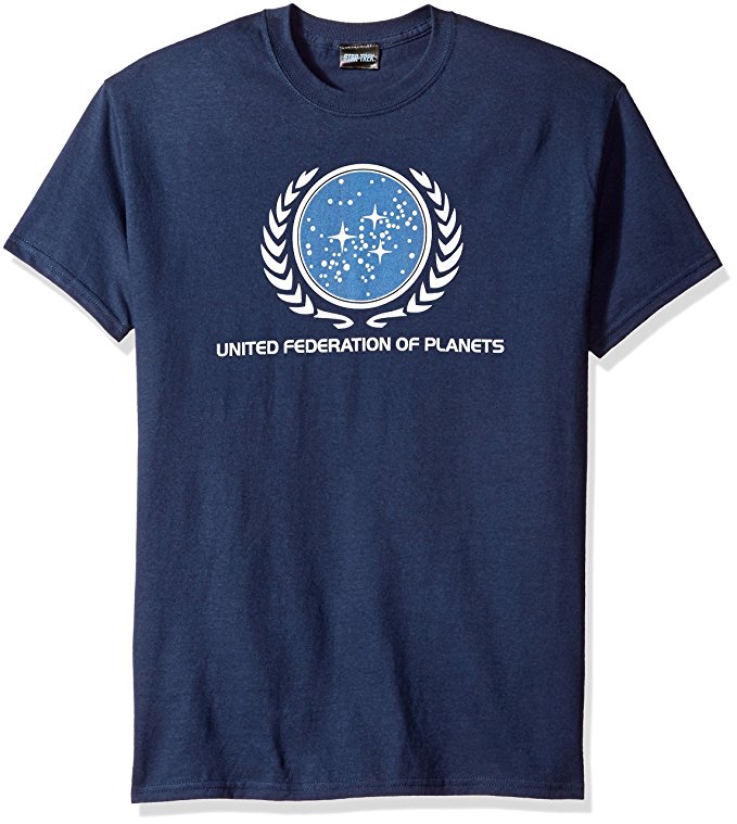 Trevco Men's Star Trek United Federation Logo T-Shirt