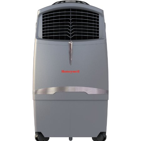 Honeywell CL30XC 63 Pt. Indoor Portable Evaporative Air Cooler with Remote Control, Grey