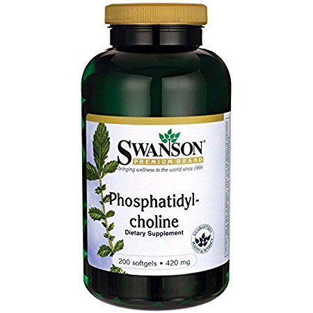 Swanson Phosphatidylcholine 420 mg 200 Sgels