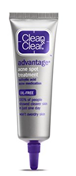 Clean & Clear Clear Advantage Acne Spot Treatment, 0.75-Ounce Tubes (Pack of 3)