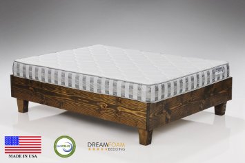 DreamFoam Bedding Ultimate Dreams Full Crazy Quilt with 7-Inch TriZone Mattress