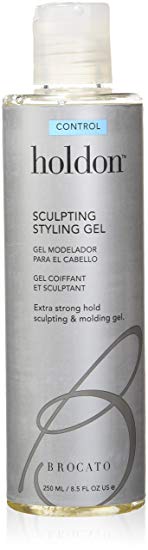 Brocato Holdon Sculpting Styling Gel: Firm Control & Strong Hold Hair Products for Men & Women - Volumizing Product for Molding, Shaping & Sculpting Hairstyles - Adds Shine & Manageability - 8.5 Oz
