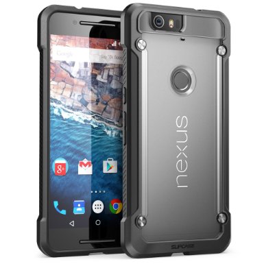 Nexus 6P Case SUPCASE Google Nexus 6P Case Cover 2015 Release Unicorn Beetle Series Premium Slim Hybrid Protective Case  Bumper FrostBlack