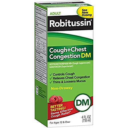 Robitussin Cough   Congestion Dm, 4 Ounce