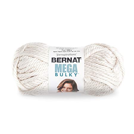 Bernat Mega Bulky Yarn 7 oz - JUMBO Gauge 100% Acrylic - Aran  -   For Crochet, Knitting & Crafting