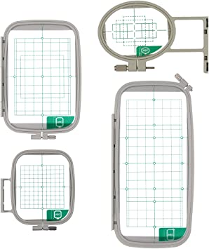 Ultima 4 Piece Embroidery Hoop Set for Brother, Innovis & Baby Lock Embroidery Sewing Machines