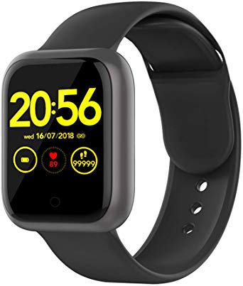 Smart Watch for Android Phones/i-Phone, Fitness Tracker Gift IP68 Waterproof, Pedometer Watch with Activity Tracker, Heart Rate Sleep Monitor, Step Counter,Ultra-Long Battery Life