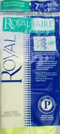 Royal Type P Royal-Aire Filtration Vacuum Bags (7-Pack) part # AR10120