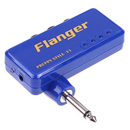 Kingzer Portable Headphone Guitar Amp Amplifier Blue For Guitar Accessories