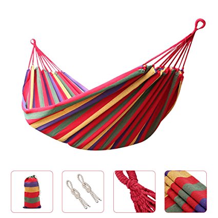 Hippih 1-2 Person Outdoor Leisure Portable Multi-functional Hammocks For Backpacking, Camping, Travel, Beach, Yard