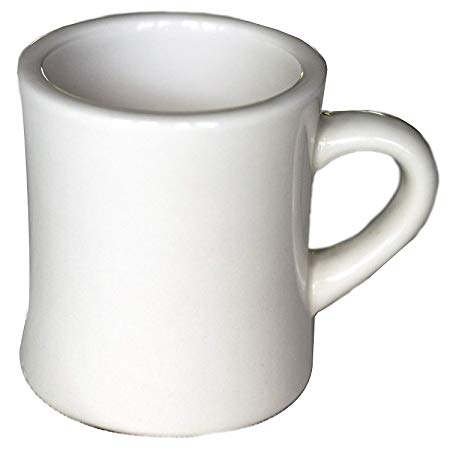 Culver 10-Ounce Ceramic Retro Diner Style Heavyweight Restaurant Mug (Single Mug)