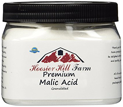Hoosier Hill Farm Food Grade Malic acid, 1.5 lb Plastic Jar