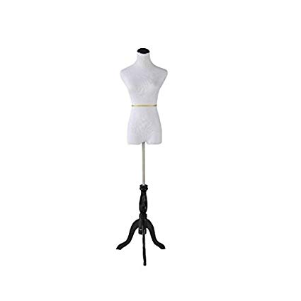 White Female Dress Form Mannequin Size 6-8