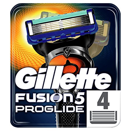 Gillette Fusion5 ProGlide Razor Blades, 4 Refills