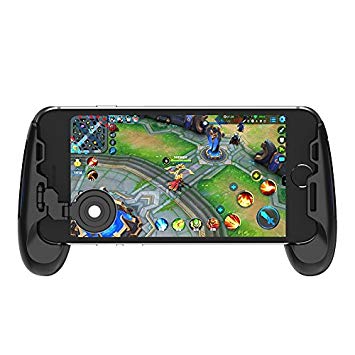GameSir F1 Grip PUBG Game Controller Mobile Joystick Gamepad, Ergonomic Design Handle Holder Handgrip Stand, Support 5.5''-6.5'' Smartphone (Black)