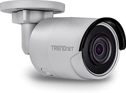 TRENDnet Indoor/Outdoor 4MP H.265 120dB WDR PoE Bullet Network Camera, TV-IP1314PI, IP67 Weather Rated Housing, Smart Covert IR Night Vision up to 30m (98 ft.), microSD Card Slot (up to 128GB)