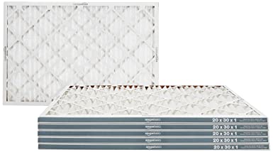 AmazonBasics Merv 8 AC Furnace Air Filter - 20'' x 30'' x 1'', 6-Pack