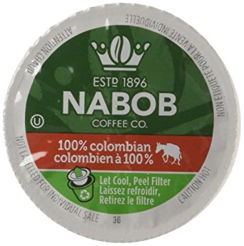 Kraft Nabob 100-Percent Colombian Coffee Pod, Compatible with Keurig K-Cup Brewers, 12-Count