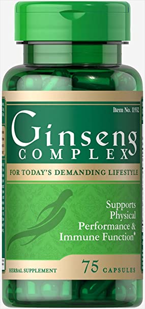 Puritan's Pride Ginseng Complex-75 Capsules