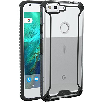Poetic Affinity Series Slim Fit Dual Material Protective Bumper Case for Google Pixel XL Black
