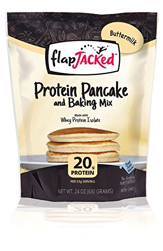 FlapJacked Protein Pancake and Baking Mix, Buttermilk, 24 Ounce