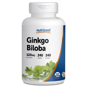 Nutricost Ginkgo Biloba 120mg 240 Capsules