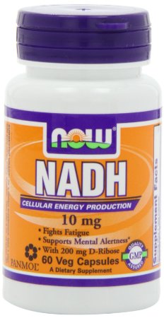 NOW Foods Nadh 10mg Ribose 200mg Energy 60 Vcaps