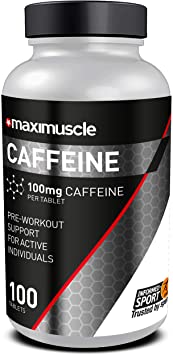 MAXIMUSCLE Caffeine Tablets 100mg 100'S
