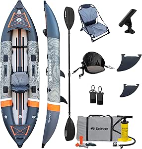 Solstice Scout Inflatable Fishing Kayak Kit