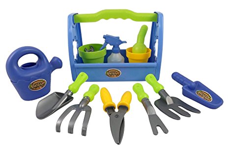 Little Garden Tool Box 14pc Toy Gardening Tools Set for Kids