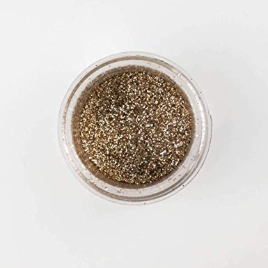 American Gold Glitter Dust, 5 gram container