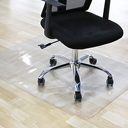 MVPOWER Chair Mat for Carpet Floor 120*90cm（3'*4'） PVC Clear Transparent,Carpet Protection, Non-slip, Chairs Move Smoothly, High Impact Strength