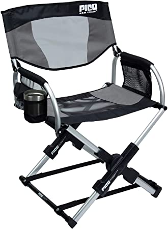 GCI Outdoor Pico Compact Folding Camp Chair with Carry Bag