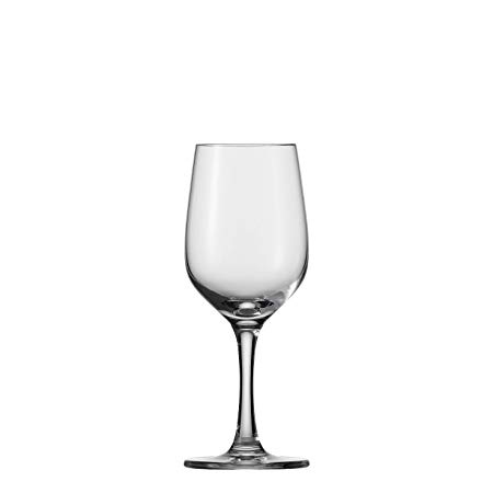 D&V Valore Lead Free, Break-Resistant, European Crystal Glass, All Purpose White Wine Glass, 8 Ounce, Set of 6